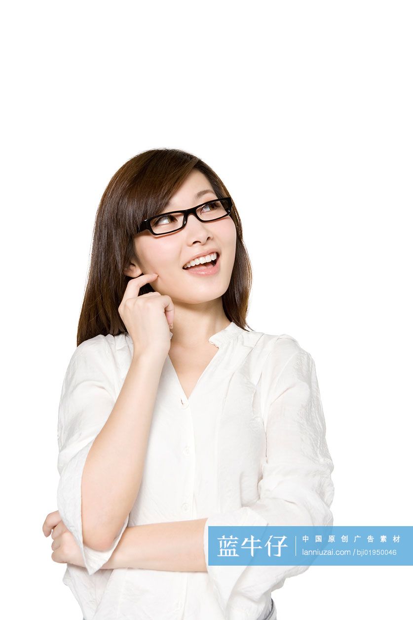 年轻女性思考