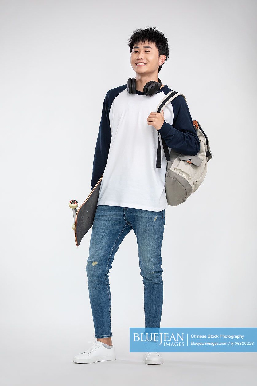 Fashionable young Chinese man