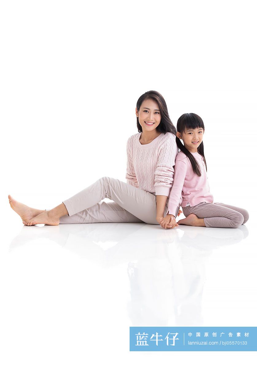 快乐的母女俩