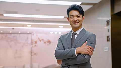 成功的商务男士