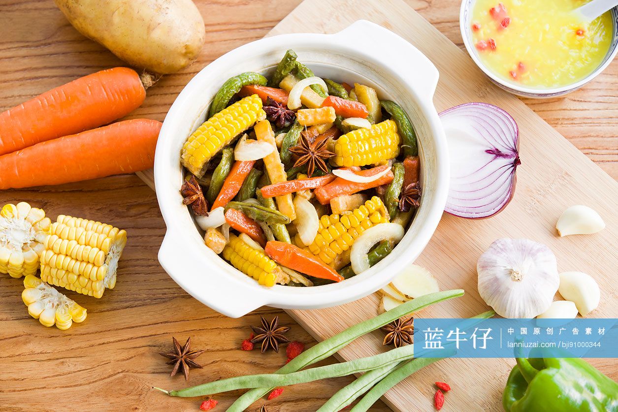 各式蔬菜和菜肴