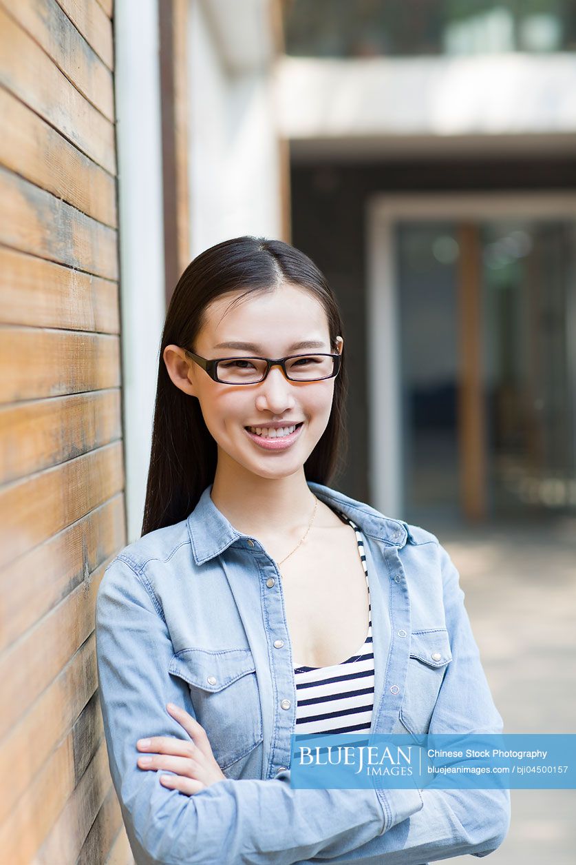 Portrait of young Chinese woman