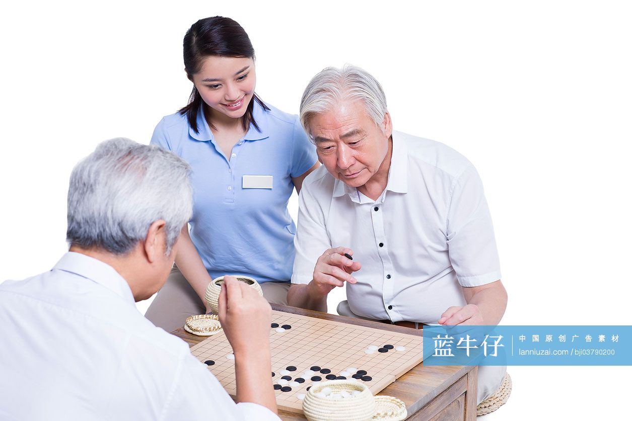 老年人下围棋