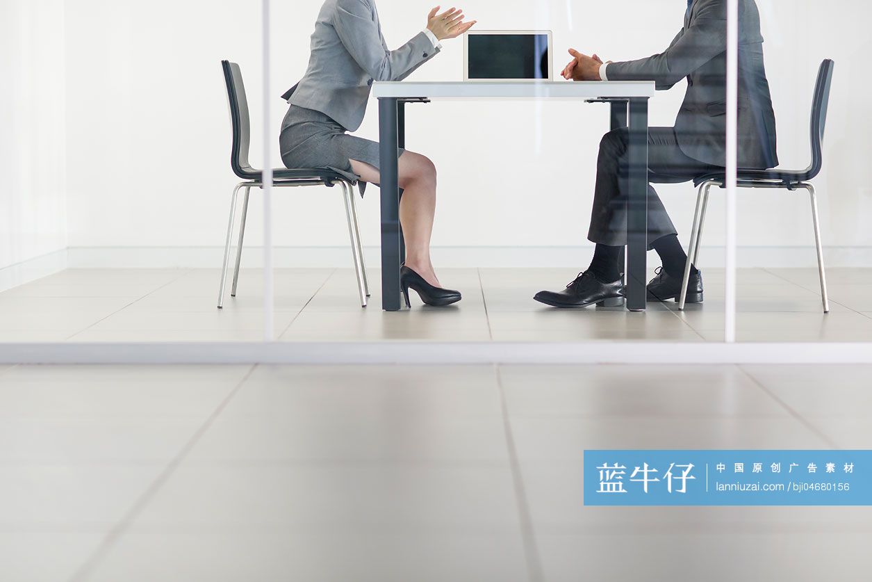 商务人士在会议室开会