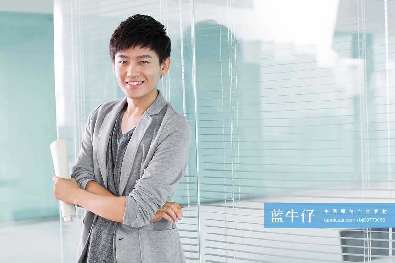 办公室男职员肖像