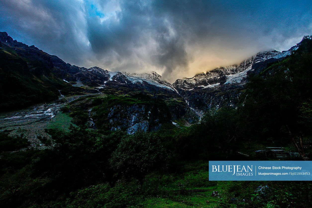 Beautiful scenery of Meili snow mountain,China