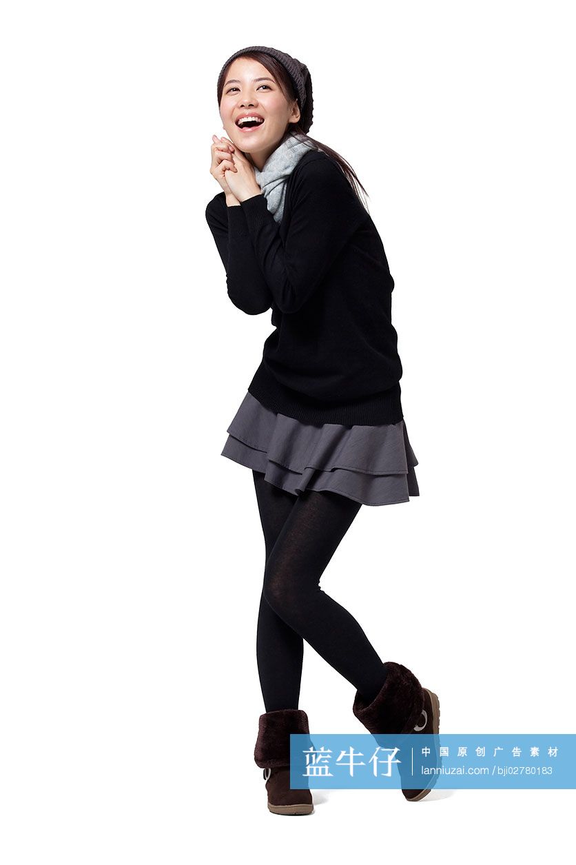 时尚青年女子肖像