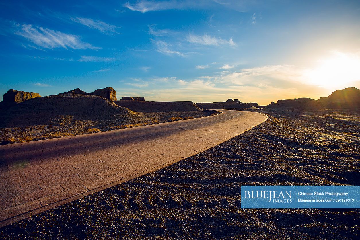 Road in desert