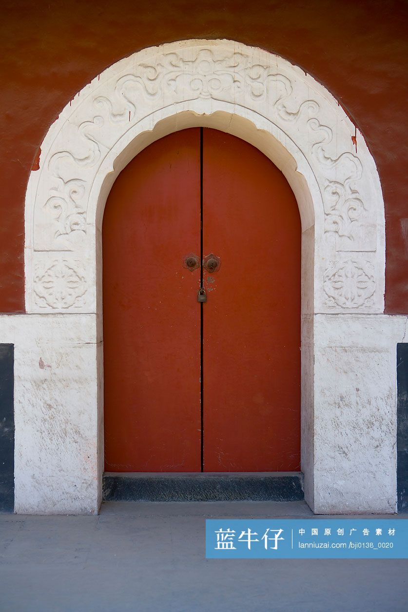 寺庙的红门