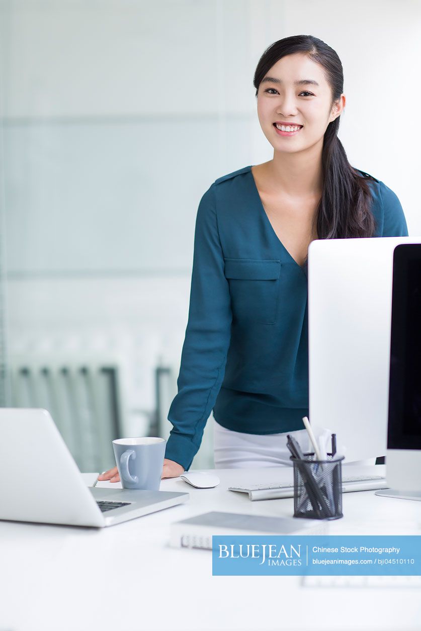 Portrait of young Chinese businesswoman