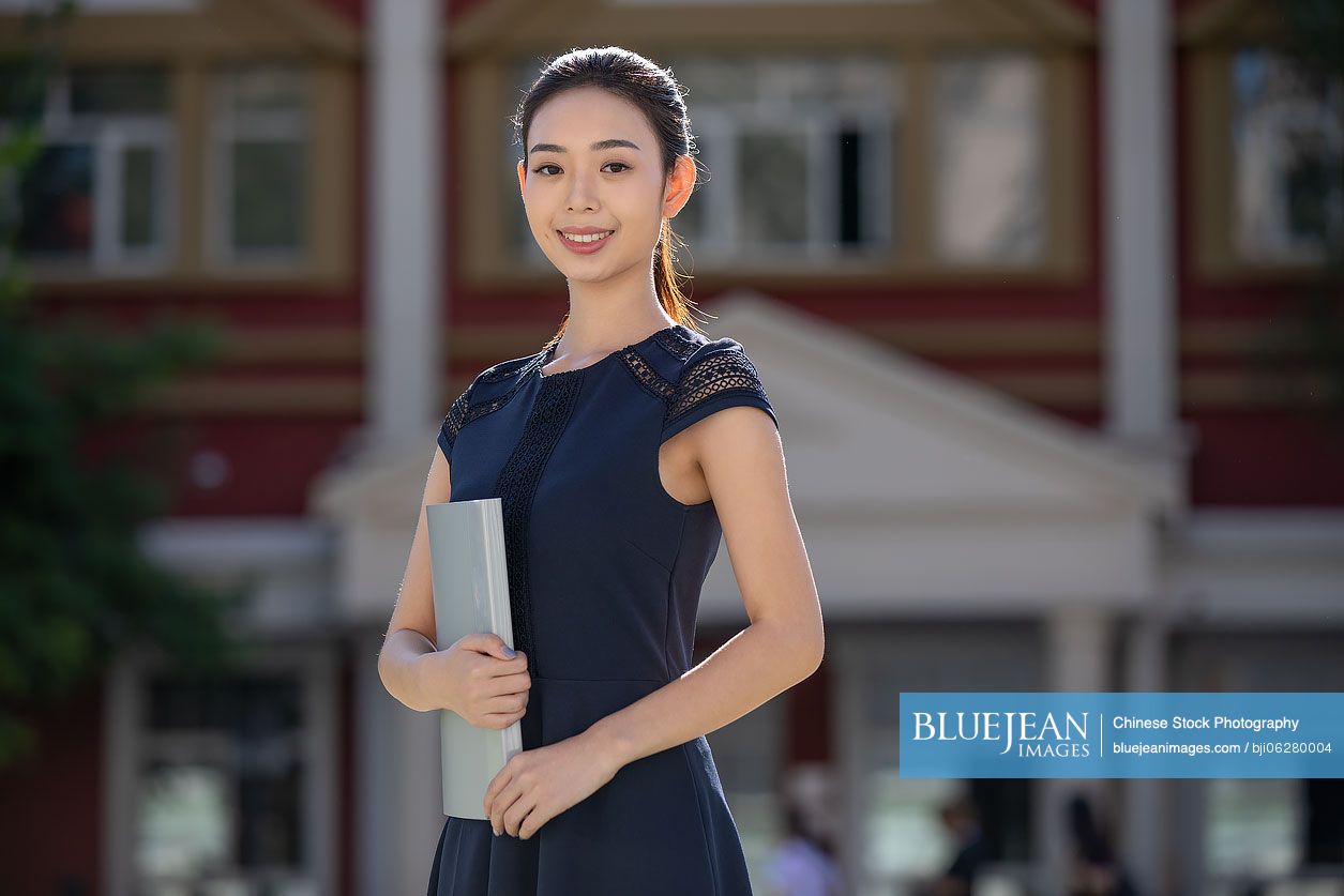 Young Chinese kindergarten teacher