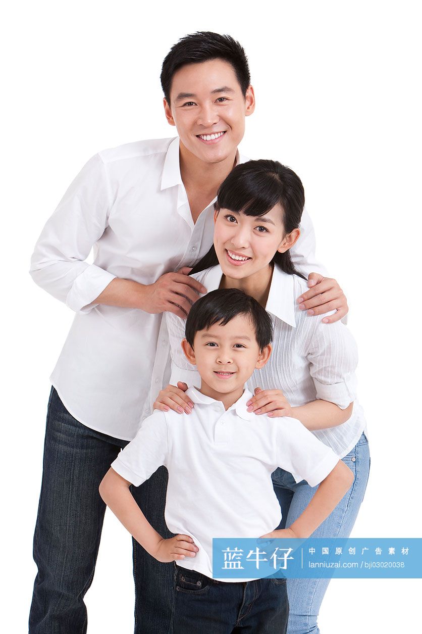 温馨的一家三口