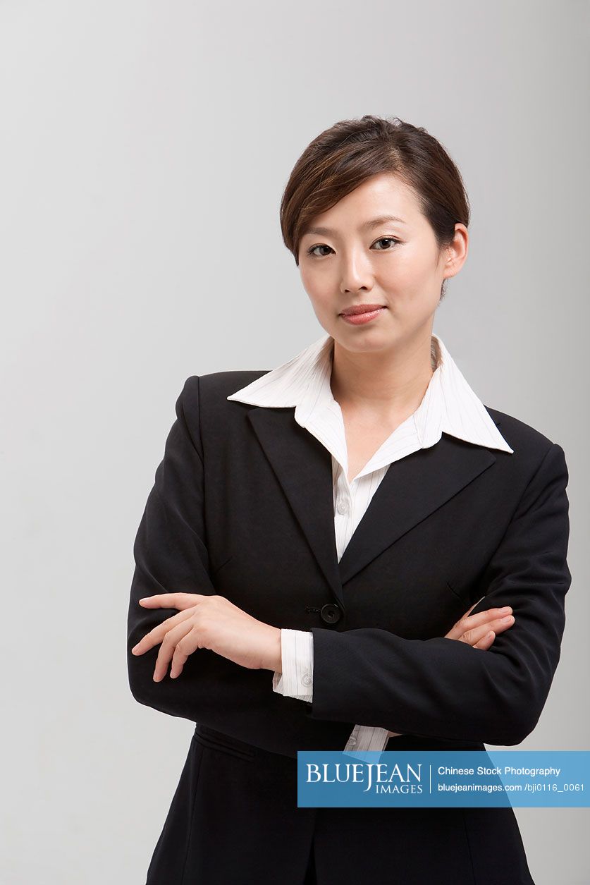 Portrait of a Chinese corporate woman