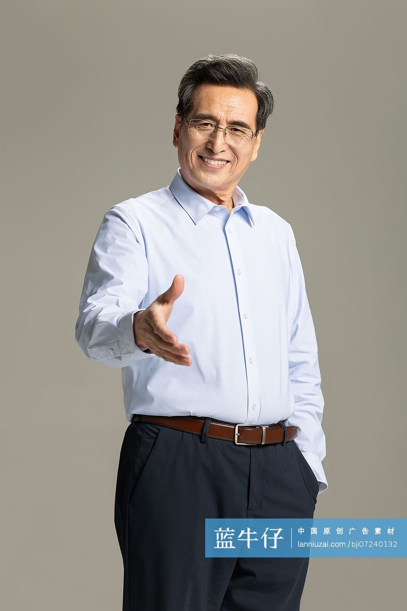 老年企业家肖像