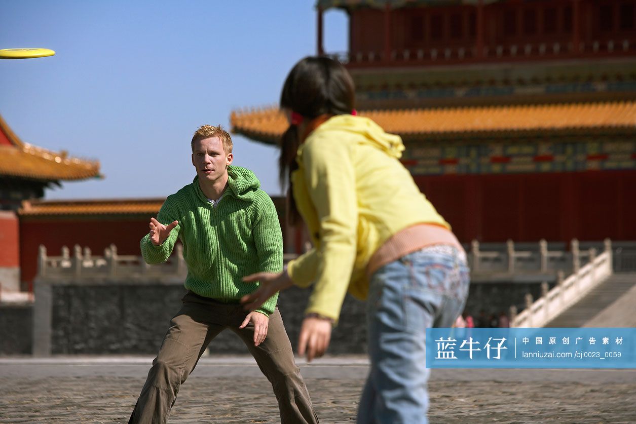 年轻朋友在紫禁城