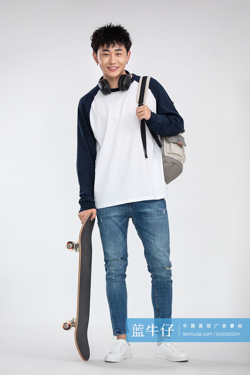 时尚的年轻男士