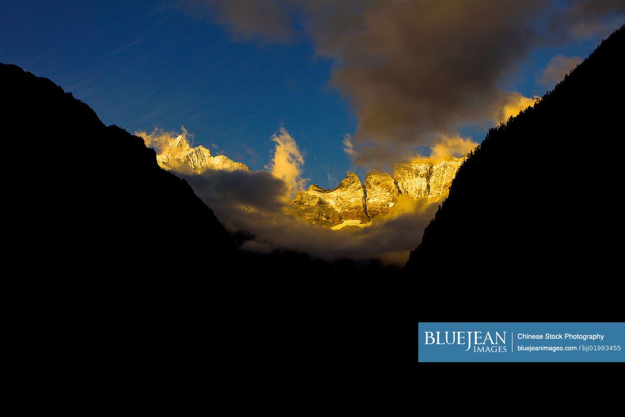 Beautiful scenery of Meili snow mountain,China