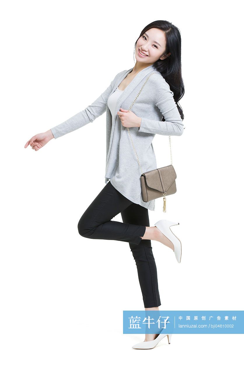 快乐的年轻女子