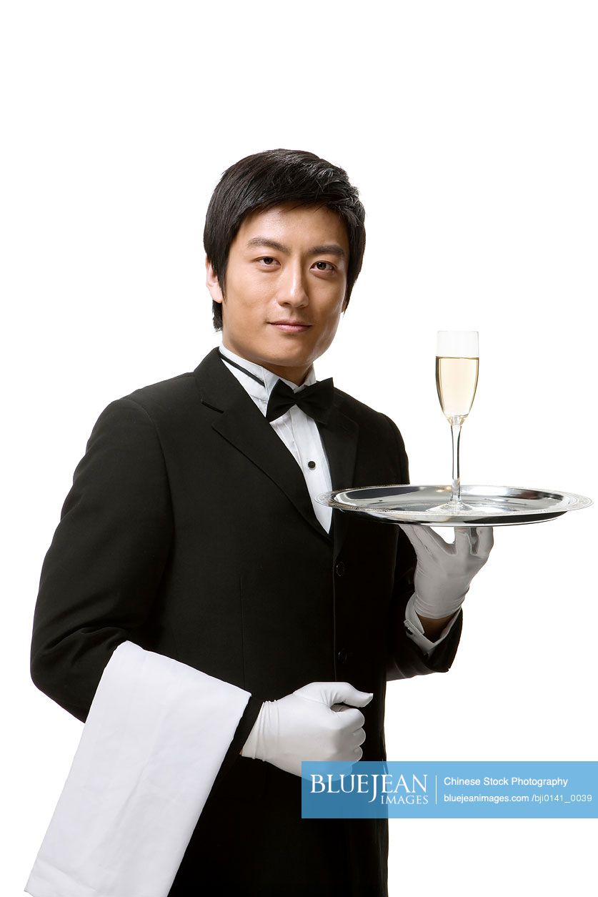 Chinese Server with Champange