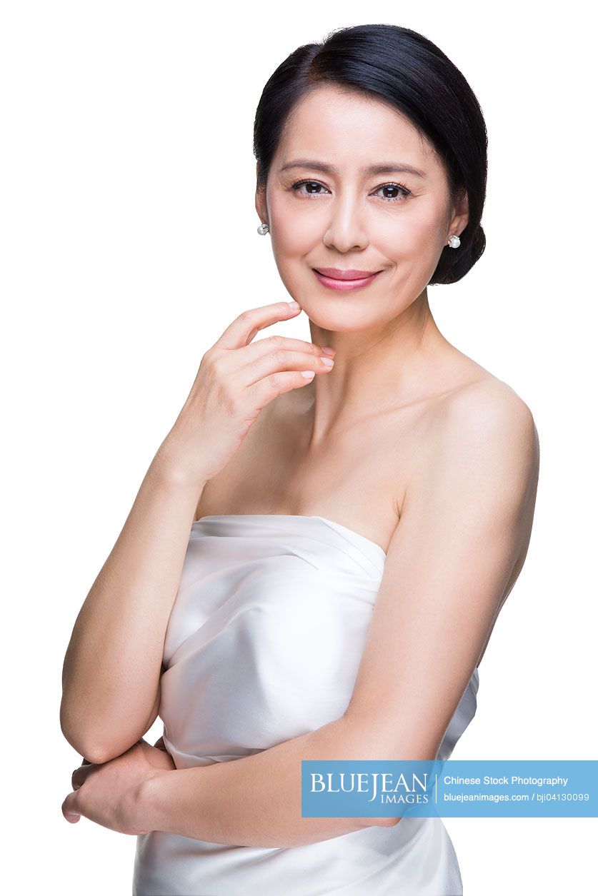 Beautiful mature Chinese woman-High-res stock photo for download