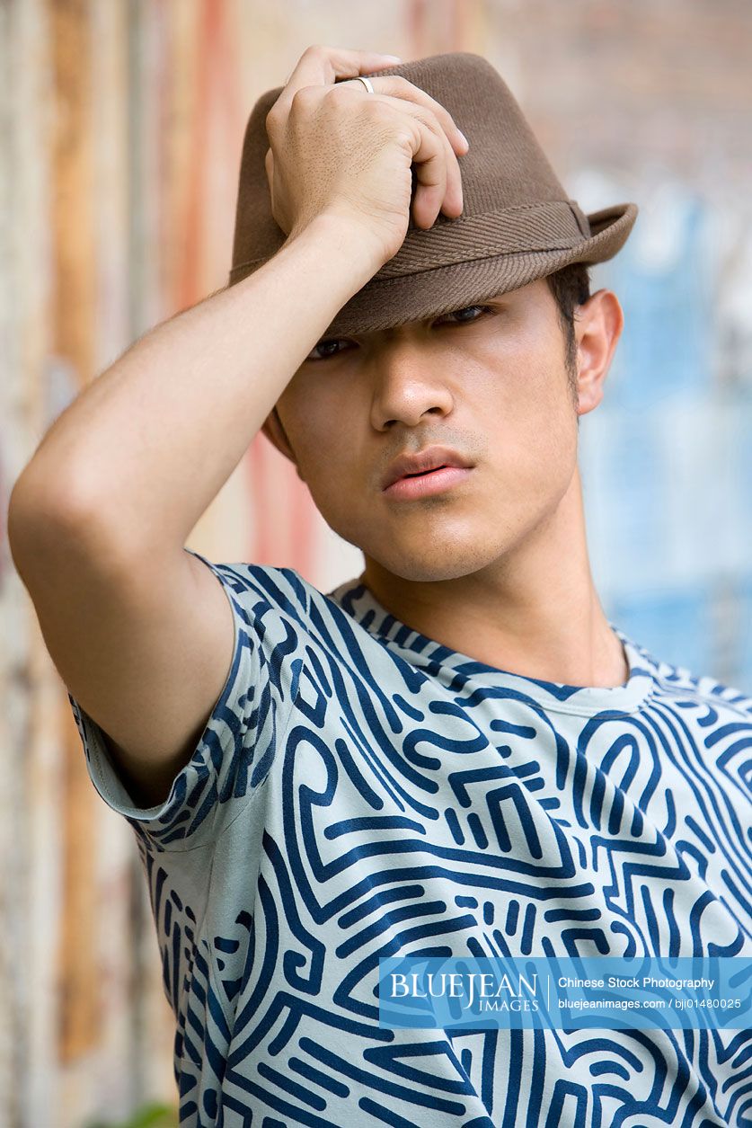 Portrait of a cool young Chinese man