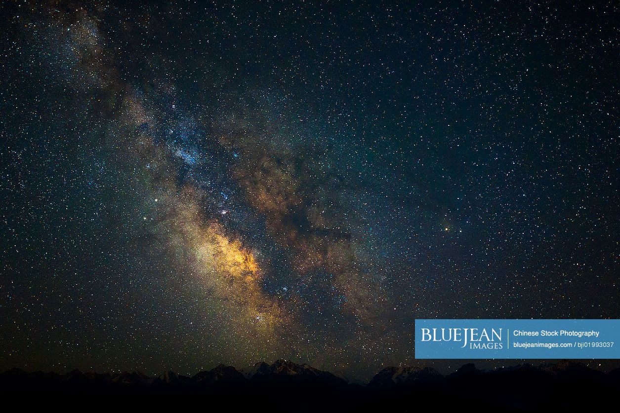 Night sky with stars