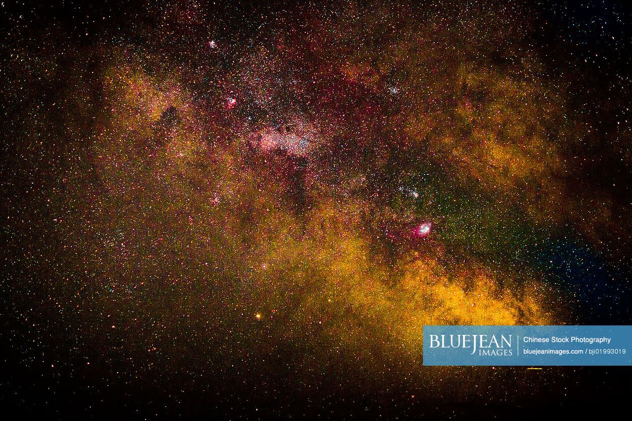Night sky with stars