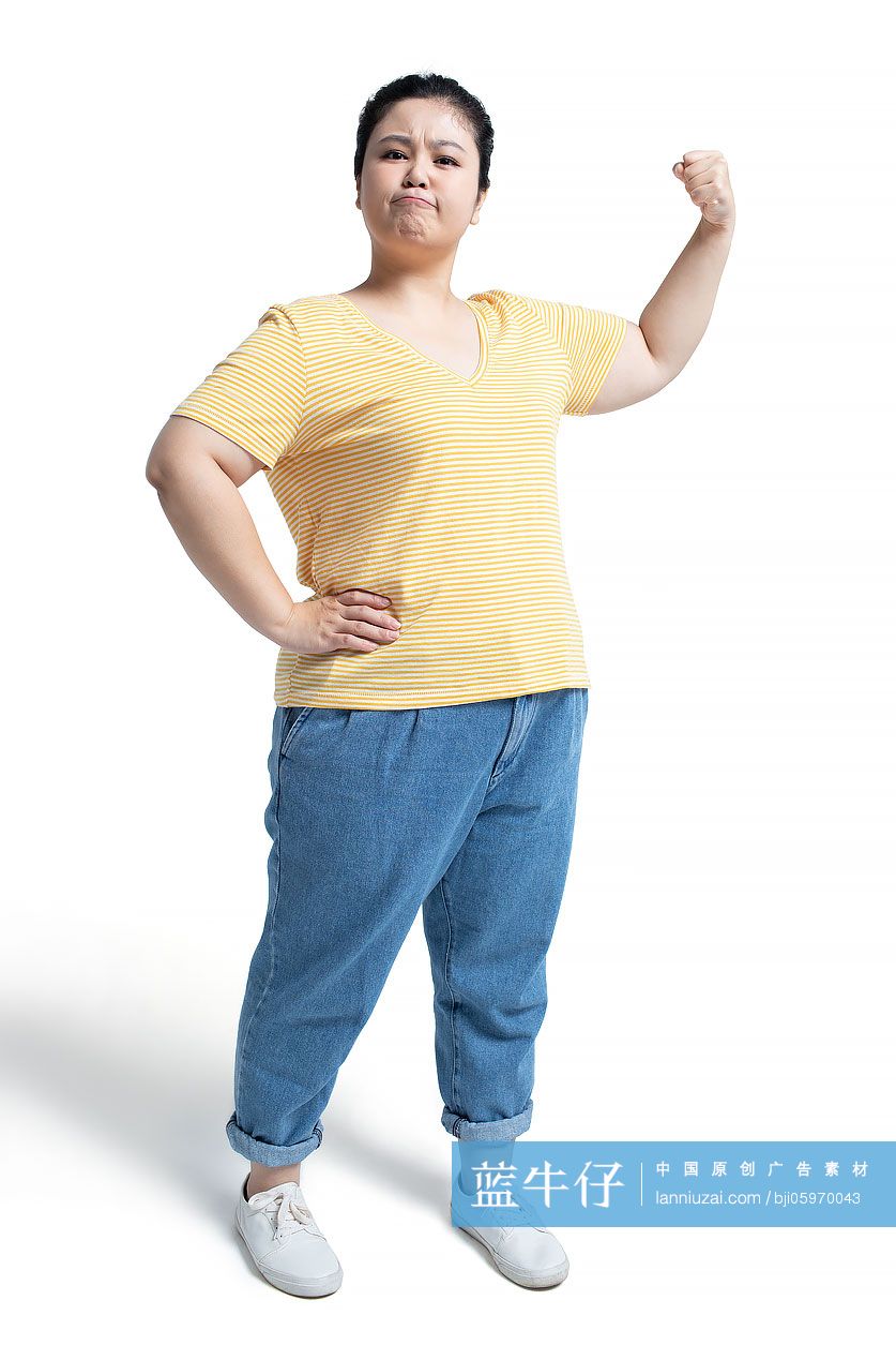 健壮的年轻女士