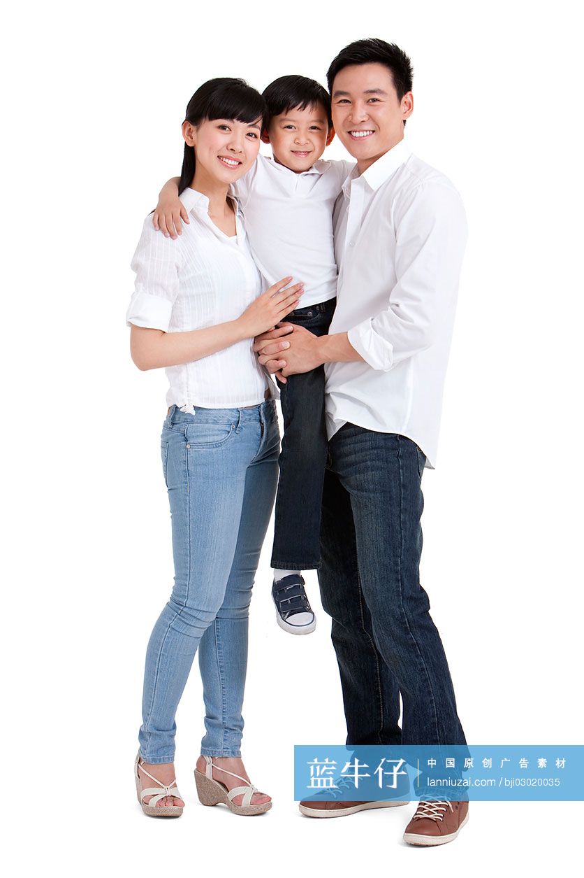 温馨的一家三口