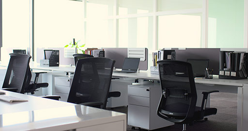 Empty office,4K