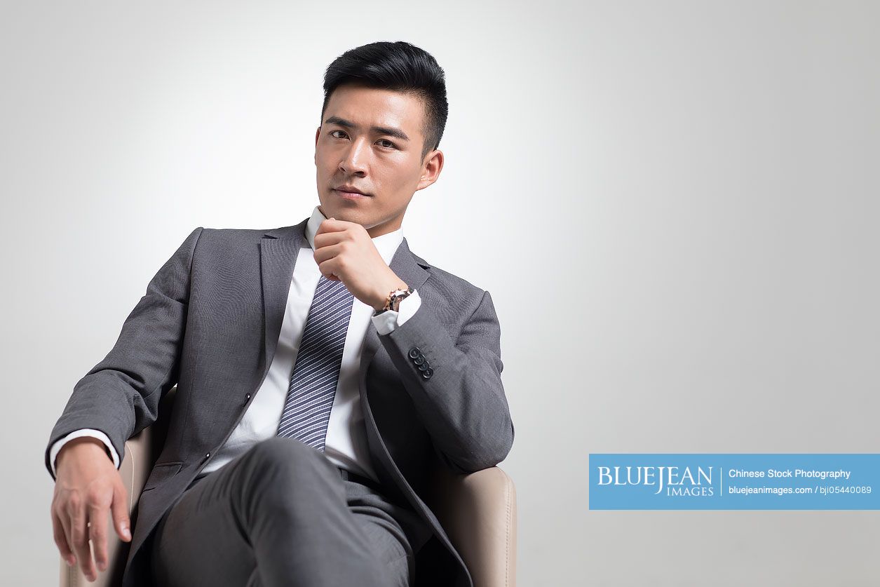 Portrait of young Chinese businessman