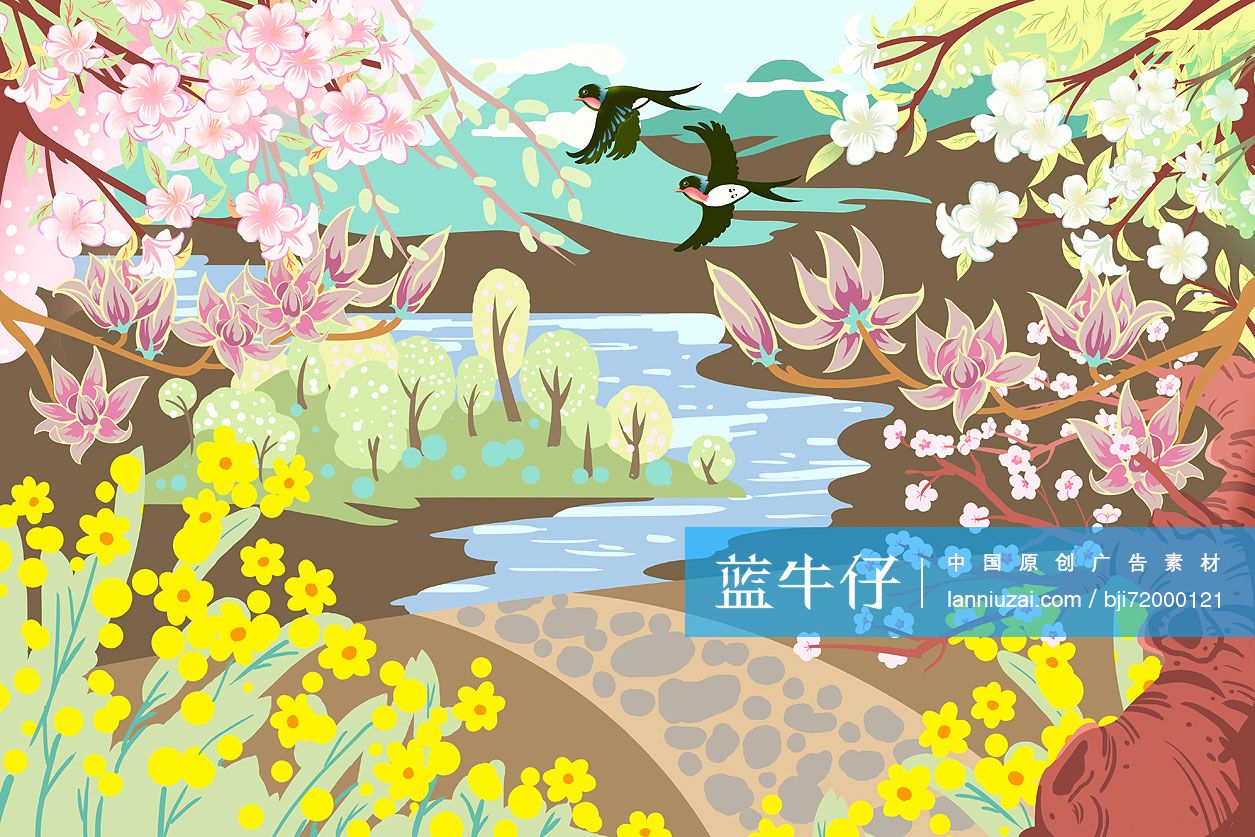 春天插画