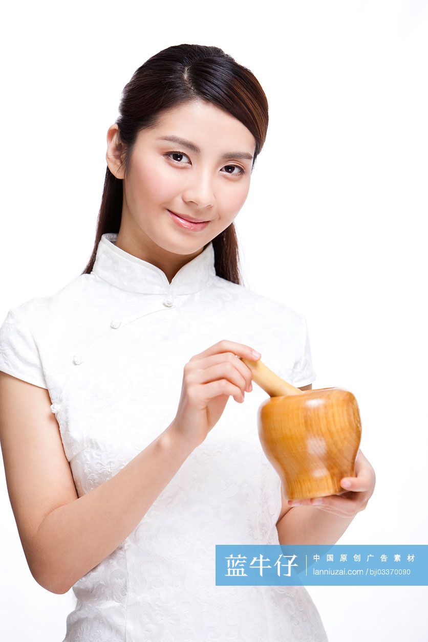古典美女与研磨器
