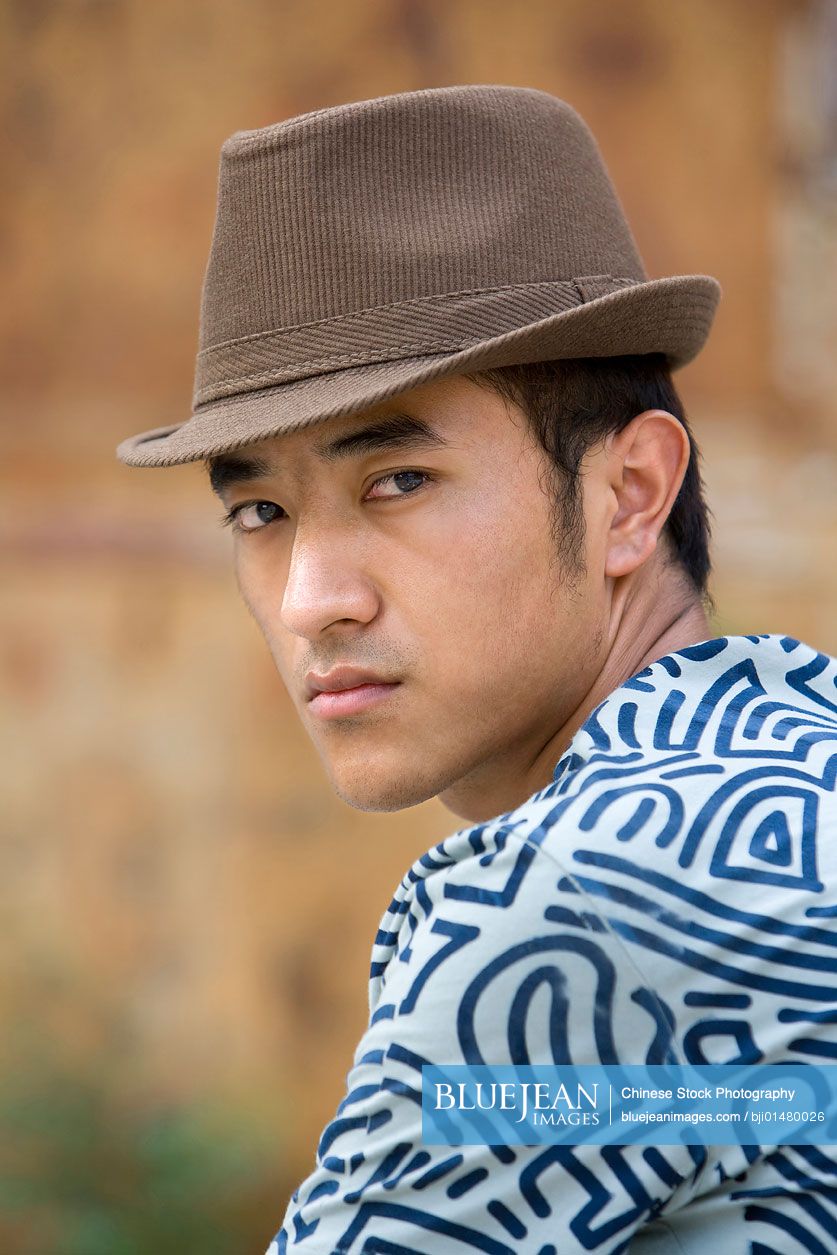 Portrait of a cool young Chinese man