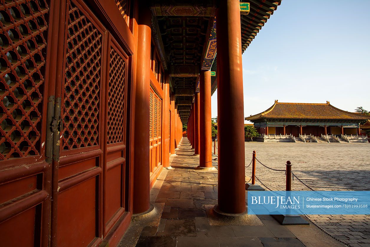 View of the Imperial Ancestral Temple,China