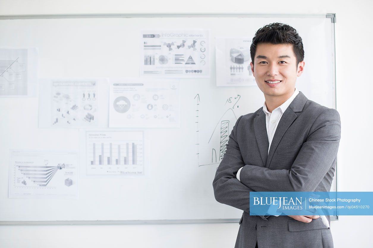 Portrait of young Chinese businessman