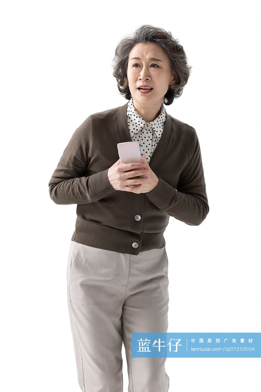 无助的老年女子