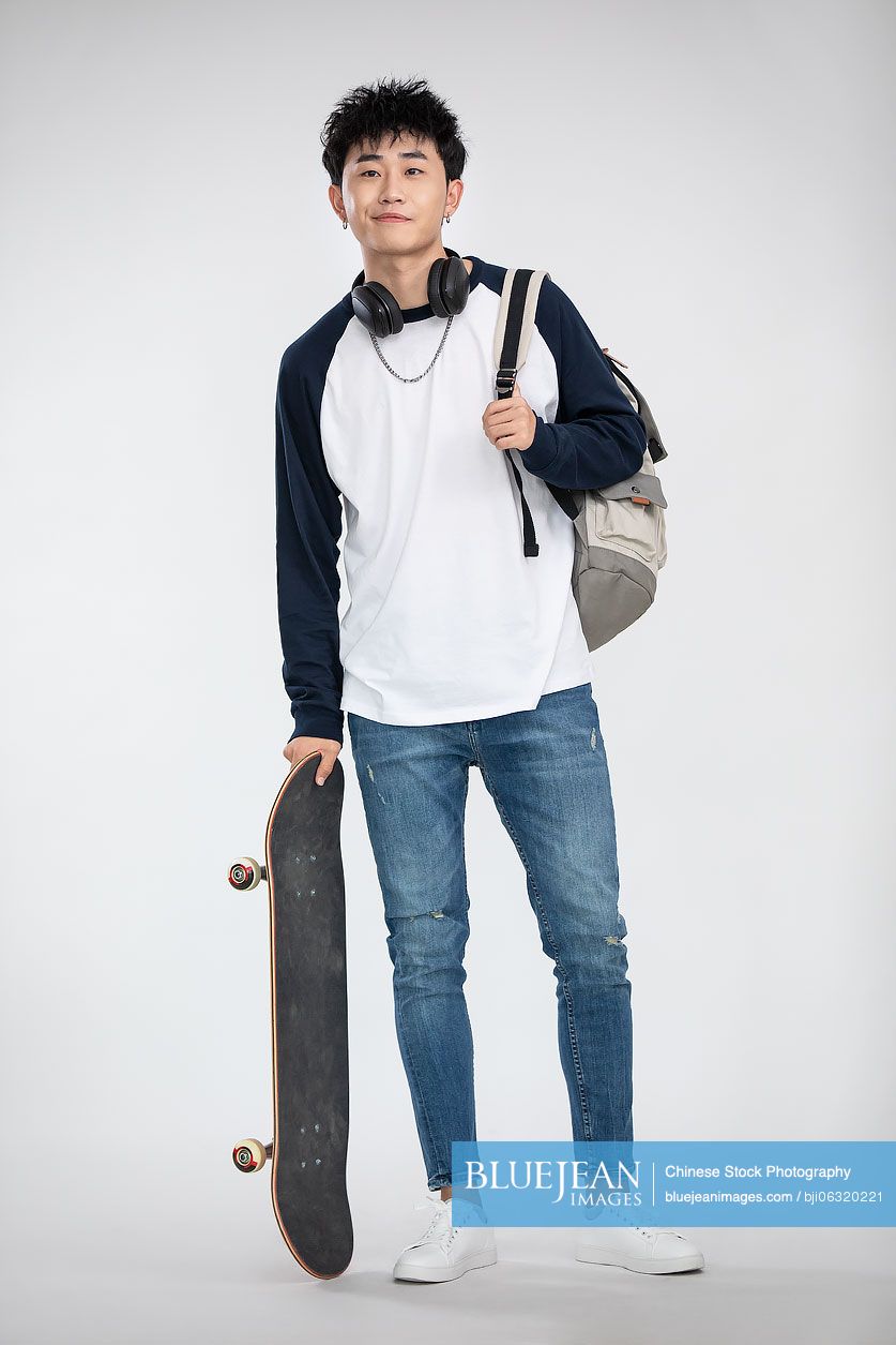 Fashionable young Chinese man