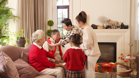 其乐融融迎新年