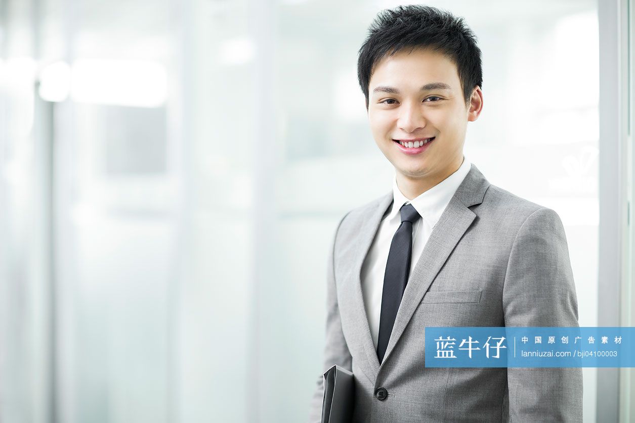 自信的商务男士
