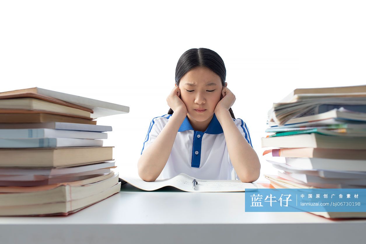 女孩学习压力大