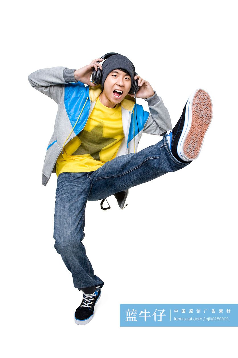 时尚Hip-hop青年男子
