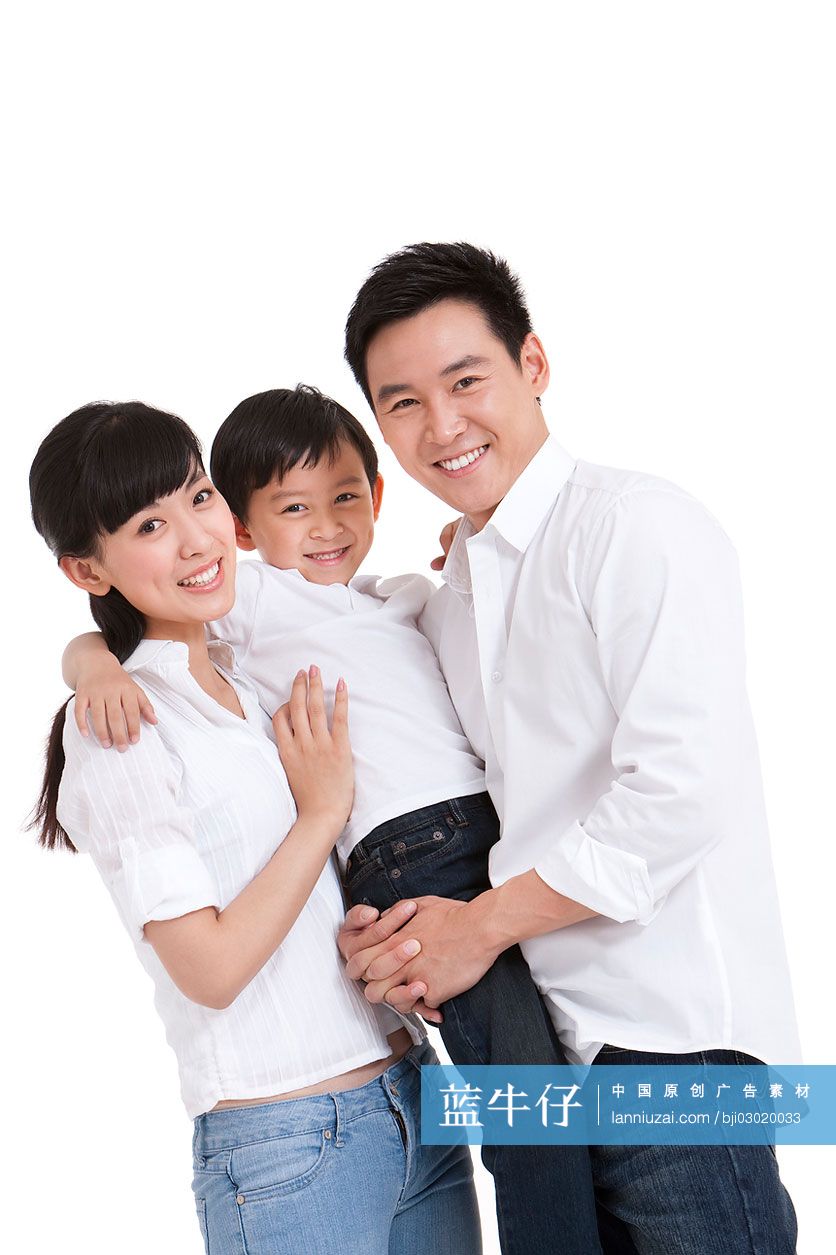 温馨的一家三口