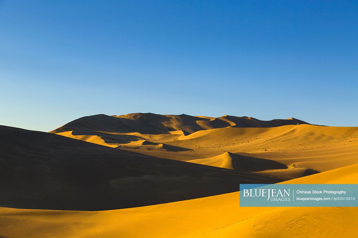 Mingsha mountain in Dunhuang, China
