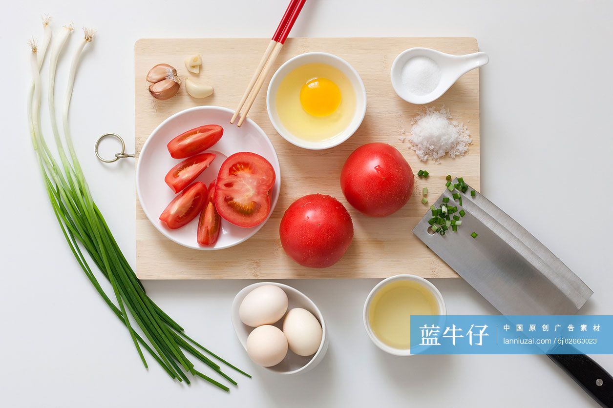 鸡蛋西红柿的食材