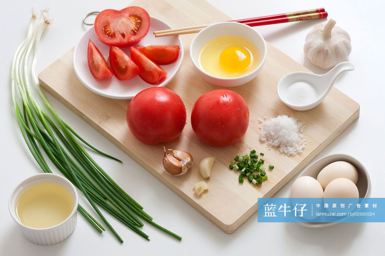 鸡蛋西红柿的食材