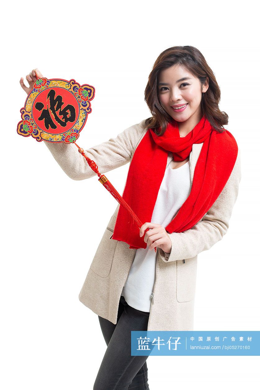 快乐的年轻女士庆祝新年