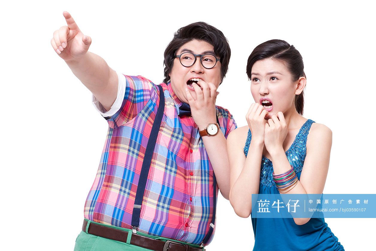 搞笑的胖子和女友