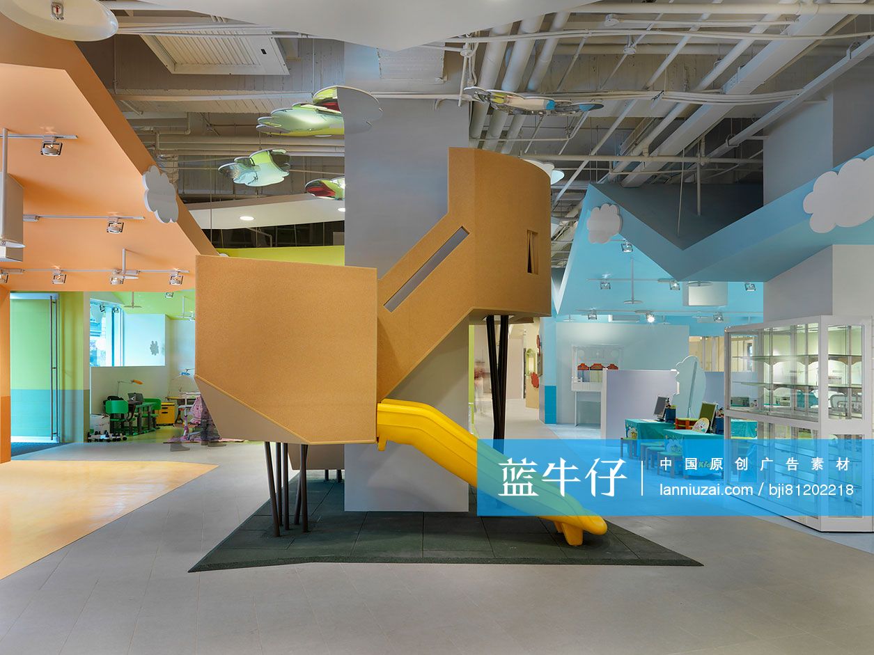 Children玸 playroom in modern kindergarten