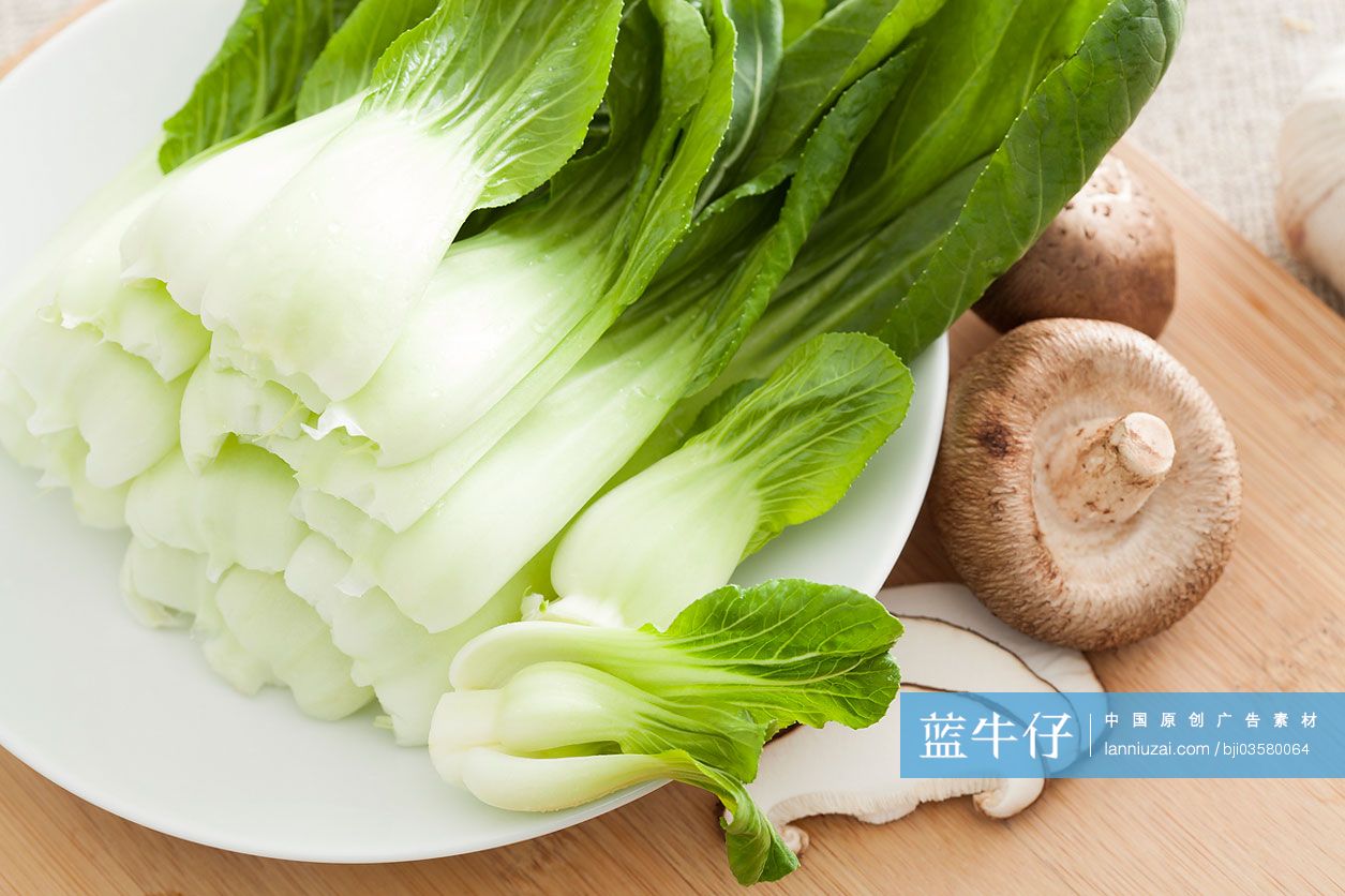 小白菜炒香菇